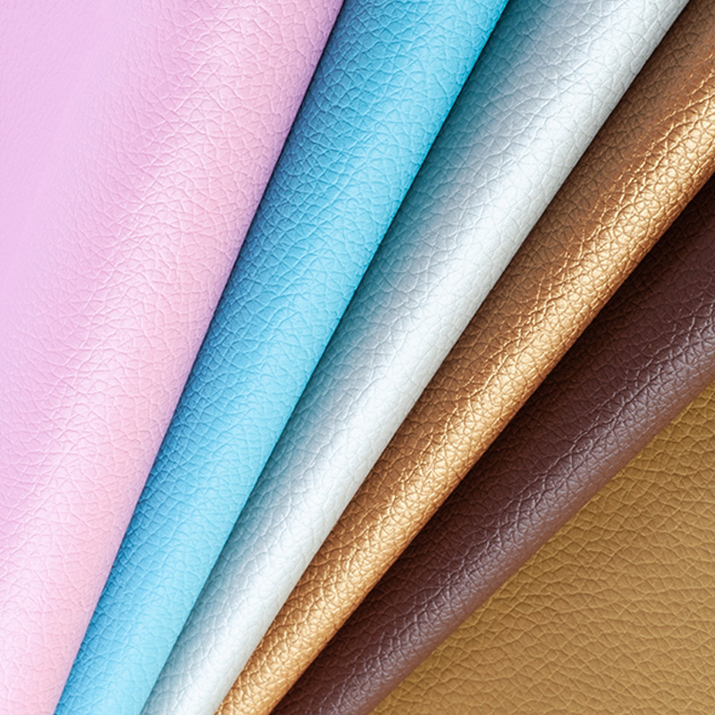 Textile Sewing Patterns - 20x30cm Synthetic PU Leather Fabric Litchi