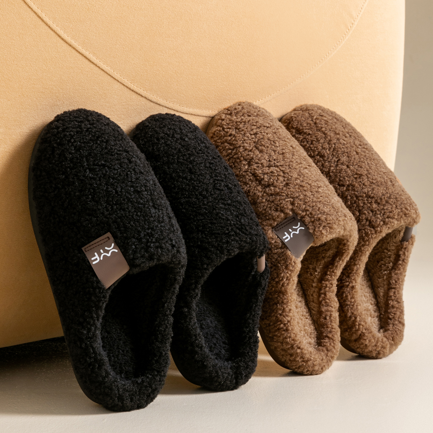 Sewing House - Men's Winter Slippers Indoor, Soft Sole