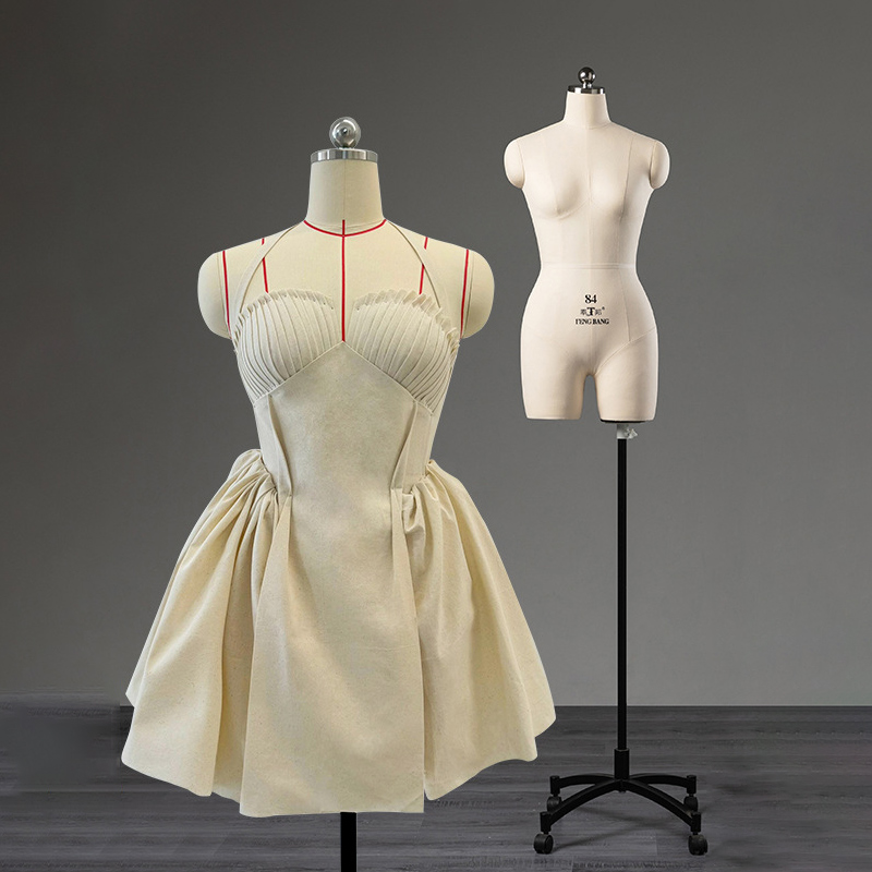 Dress Form Mannequin - Professional Half Body Tailor Doll for