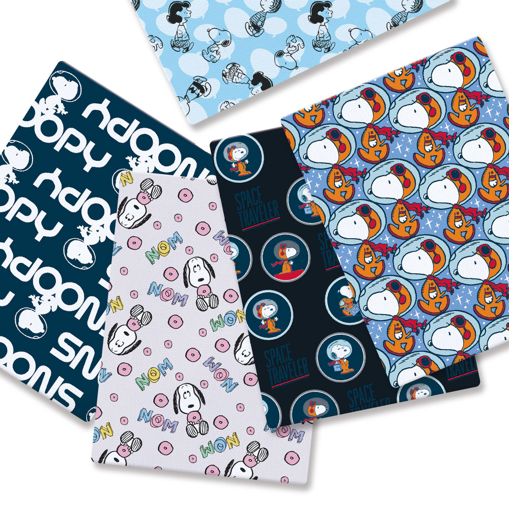 Sewing And Textile - TAKARA TOMY Snoopy fabric140CM Cartoon Polyester
