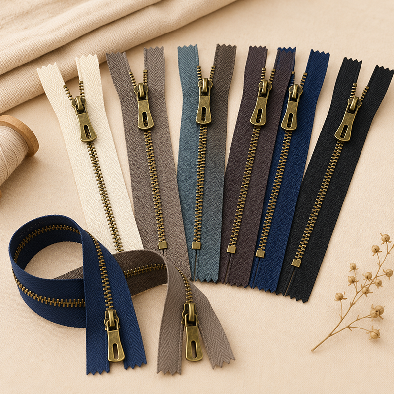 Textile And Sewing Supply - 10/20Pcs 3# 15-30cm Bronze Metal Close-End