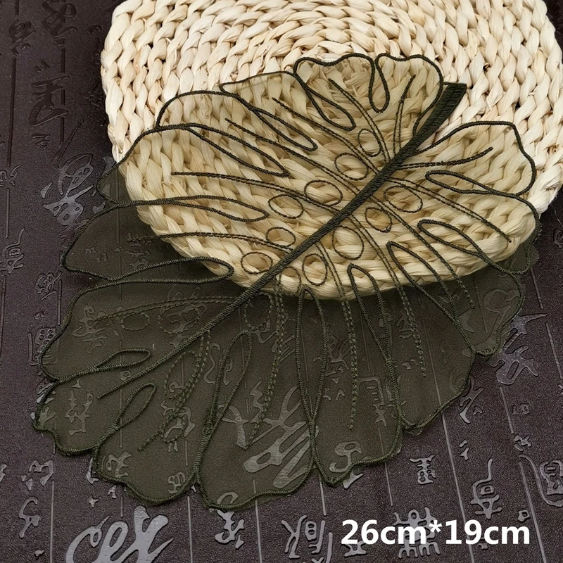 Textile Sewing Patterns - Embroidered Organza Lace Patch Accessories, Lace