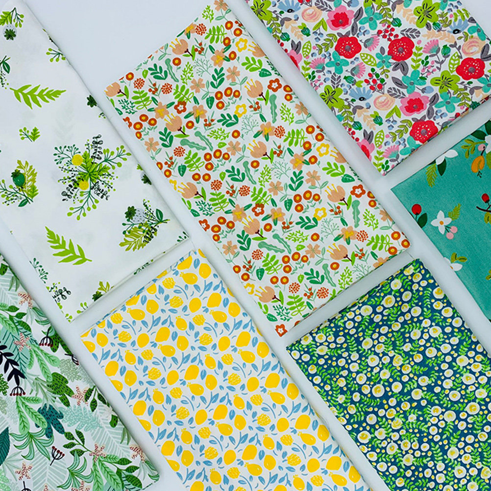 7 Pcs Floral Sewing Cloth Prec - Sewing And Textile reseña y precio