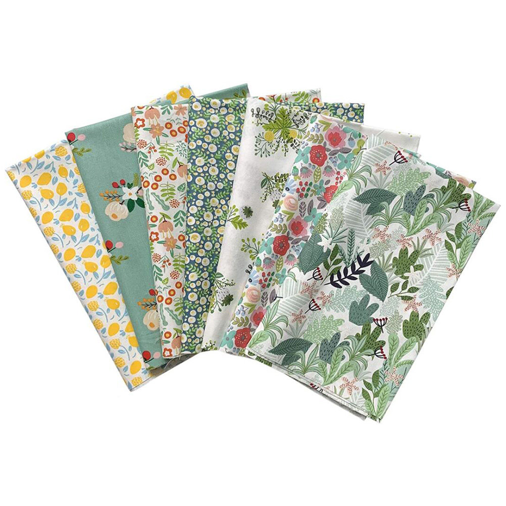 7 Pcs Floral Sewing Cloth Prec - Sewing And Textile reseña y precio