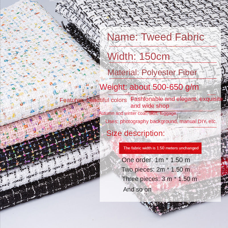 Tweed Fabric By The Meter for  - Sewing Tweed reseña y precio