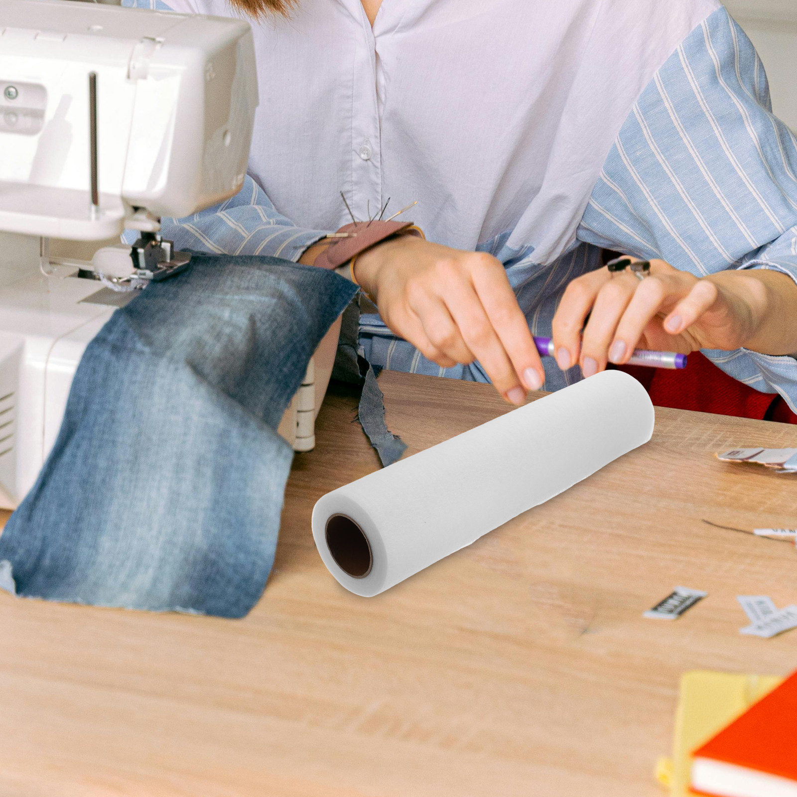 White Double-Sided Fusible Int - Interfacing Iron On reseña y precio