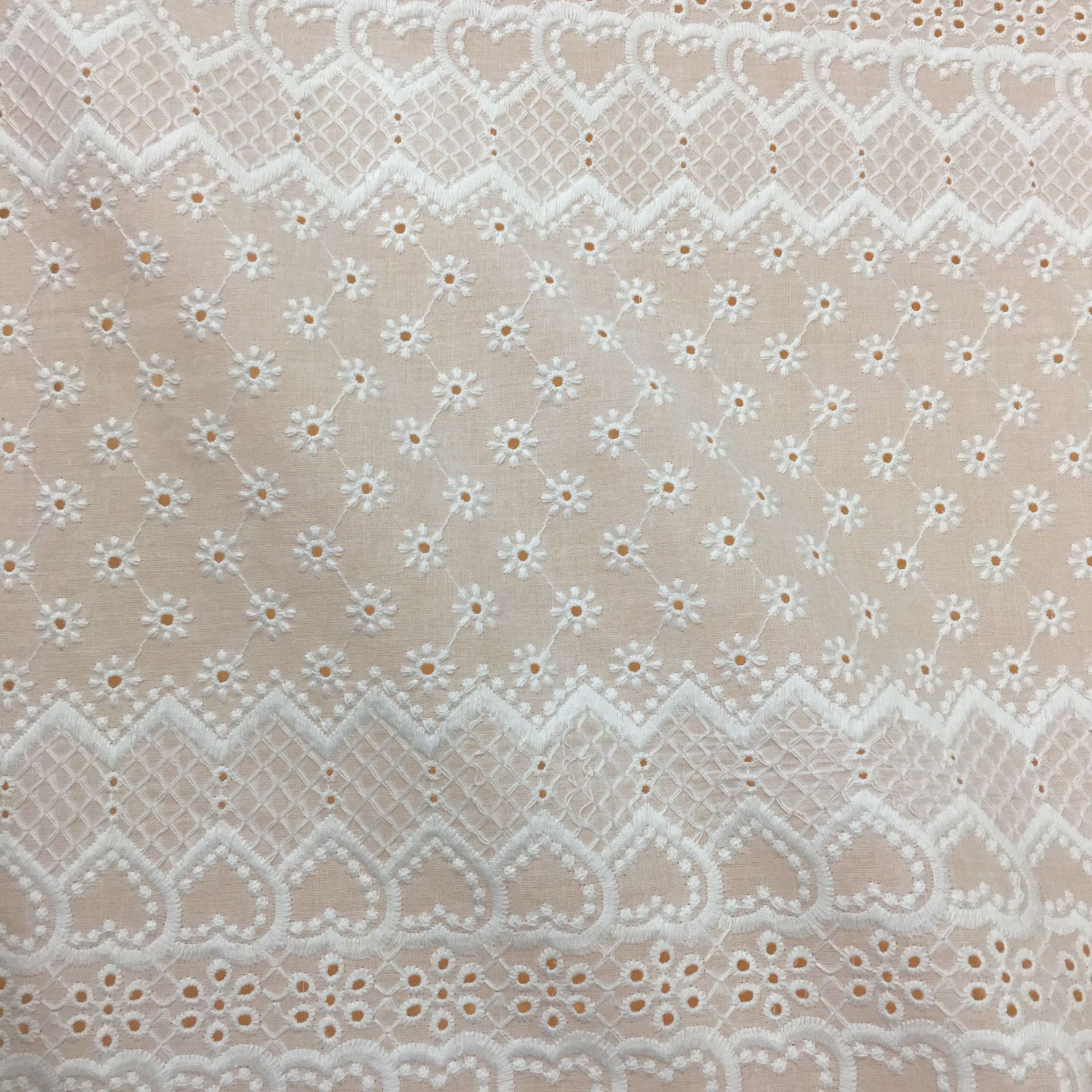 130cm Wide Thin Loving Design  - Sewing Eyelet Fabric reseña y precio