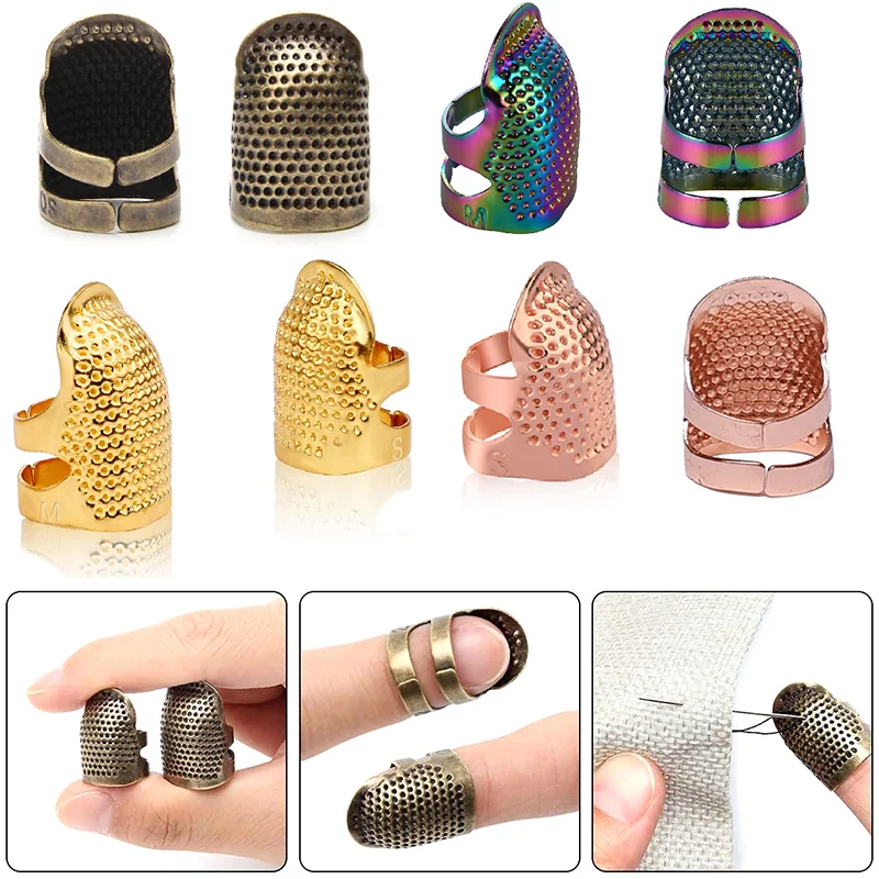 1-3PCS Sewing Thimble Hand-Wor - Sewing Thimble Metal reseña y precio