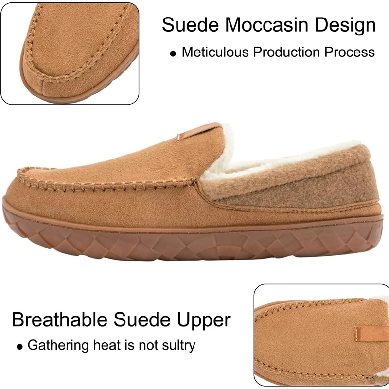 Men's Slippers Home Sewing Plu - Sewing House reseña y precio