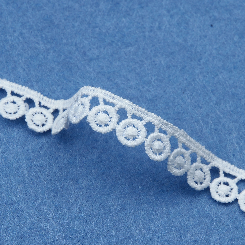 50Yds White Lace Ribbon Fabric - Sewing Eyelet Fabric reseña y precio