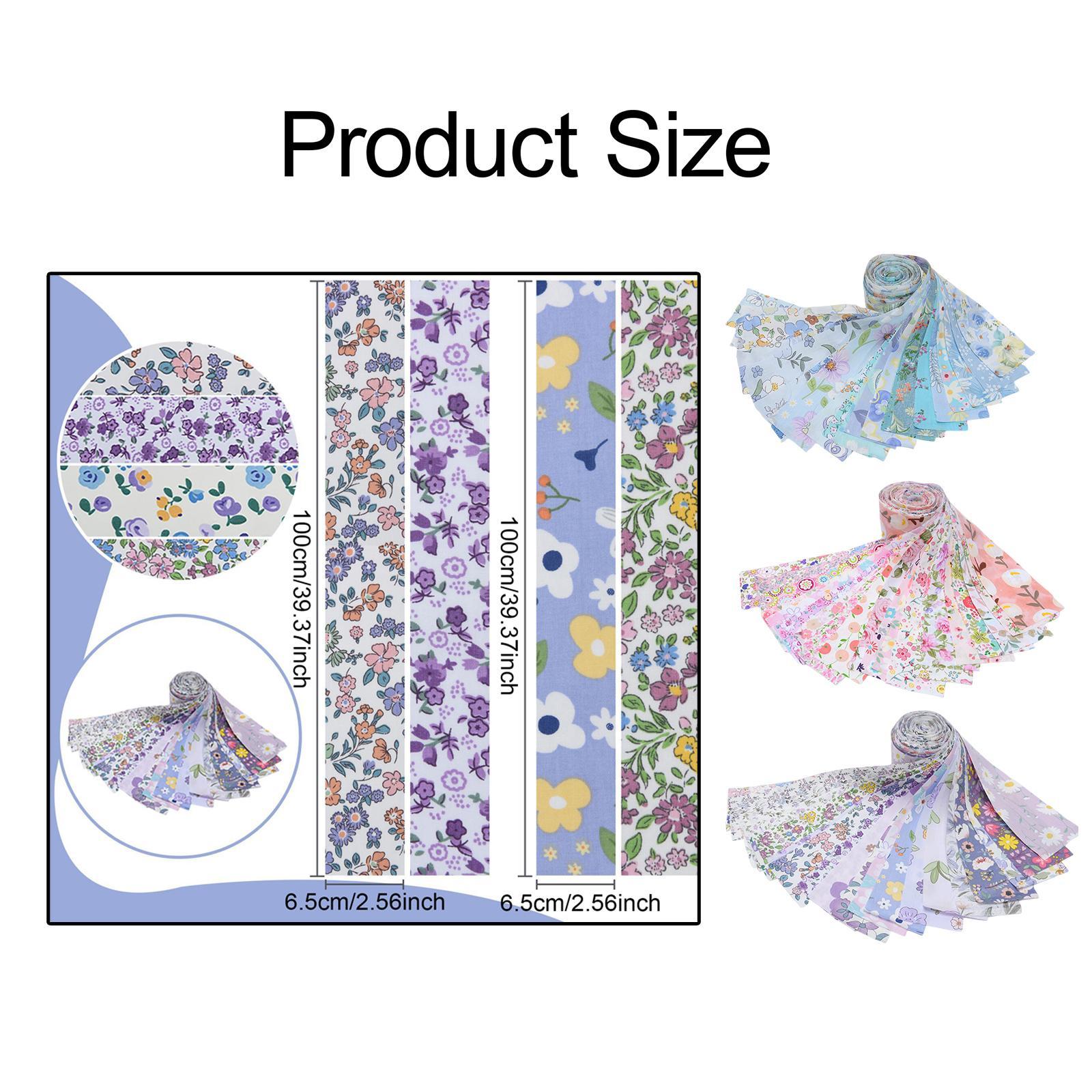 Quilting Fabric Strips Roll 40 - Textile And Sewing Supply reseña y precio