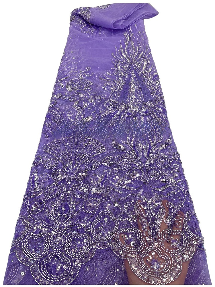 Hand Embroidered Beaded Fabric - Textile And Sewing Supply reseña y precio