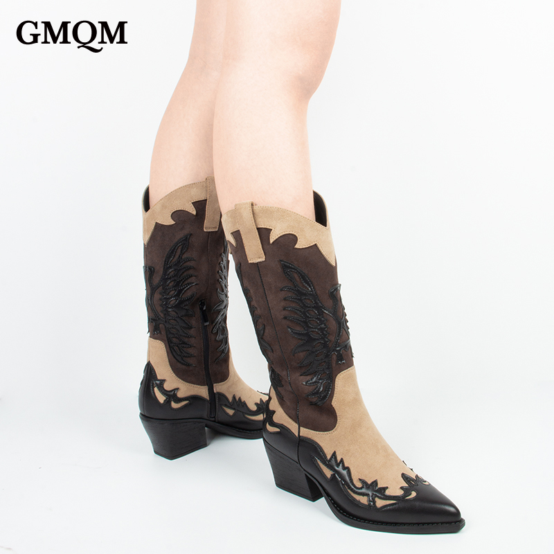 GMQM 2025 Women's Mid Calf Boo - Sewing Zipper reseña y precio