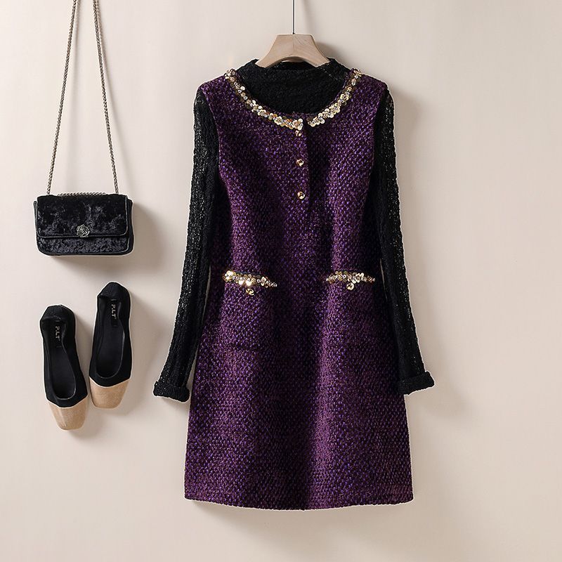 Beaded Sequined Tweed A-Charac - Sewing Tweed reseña y precio