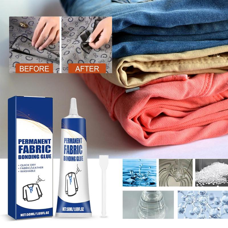 Clear Strong Adhesive Waterpro - Fabric Glue Bond reseña y precio