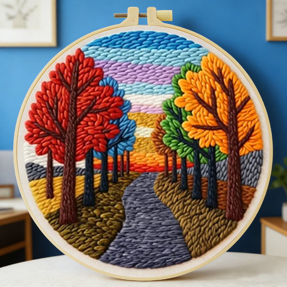 20X20CM/7.87inch Scenery punch - Is Sewing Textile Art reseña y precio