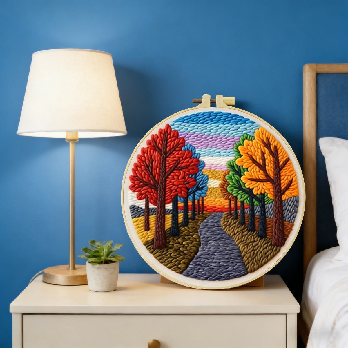 20X20CM/7.87inch Scenery punch - Is Sewing Textile Art reseña y precio