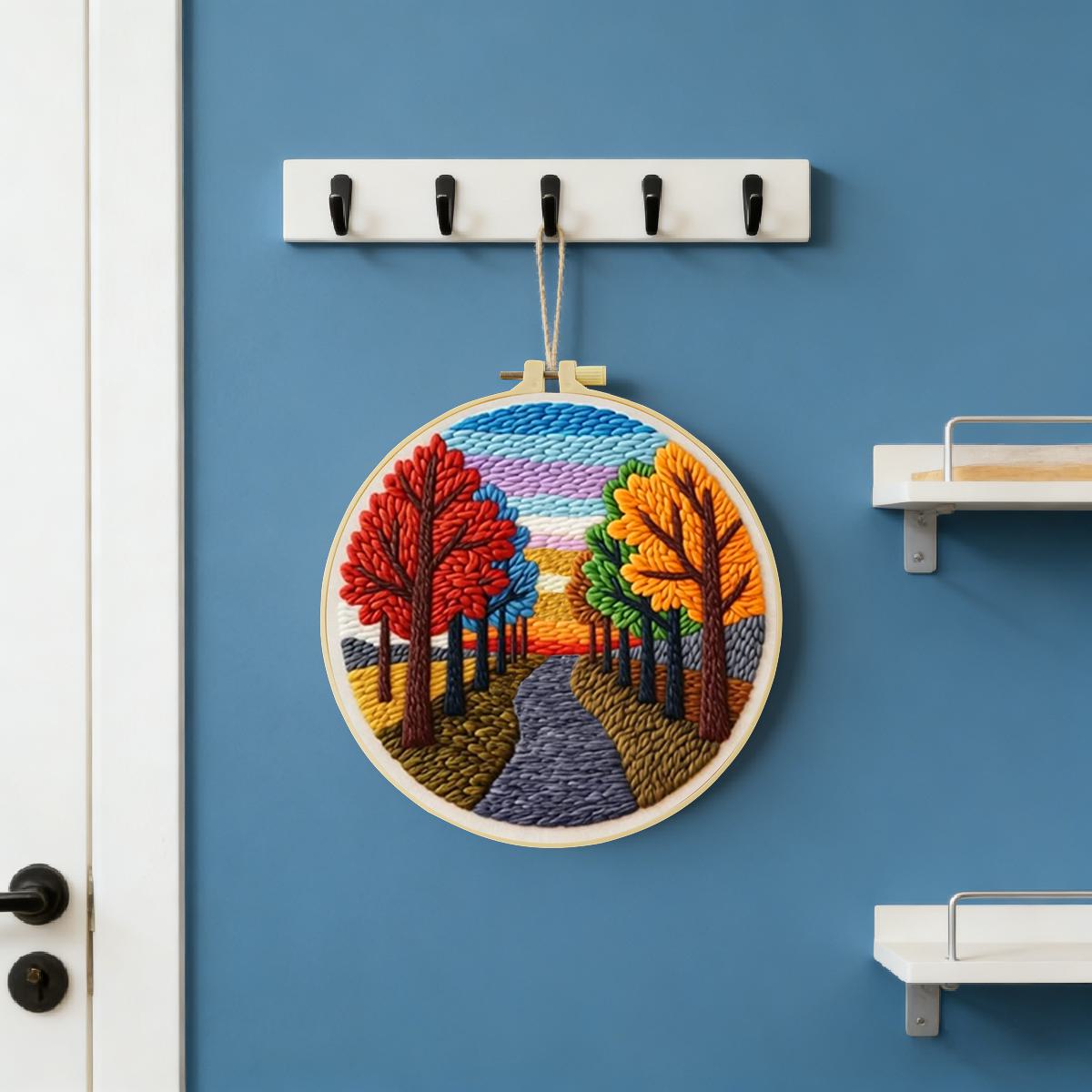 20X20CM/7.87inch Scenery punch - Is Sewing Textile Art reseña y precio