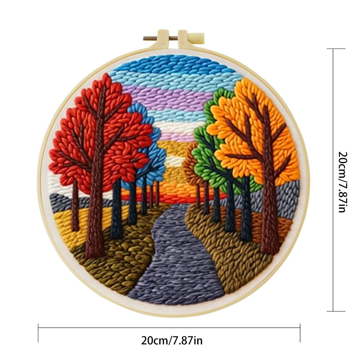 20X20CM/7.87inch Scenery punch - Is Sewing Textile Art reseña y precio