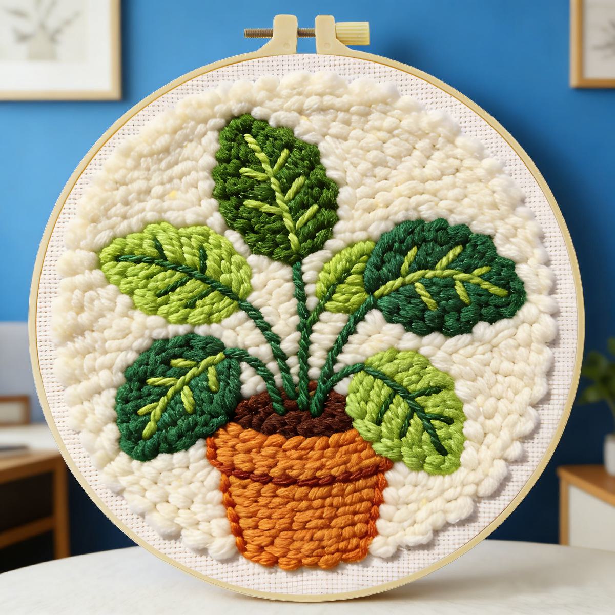 20X20CM/7.87inch Leaves punch  - Is Sewing Textile Art reseña y precio