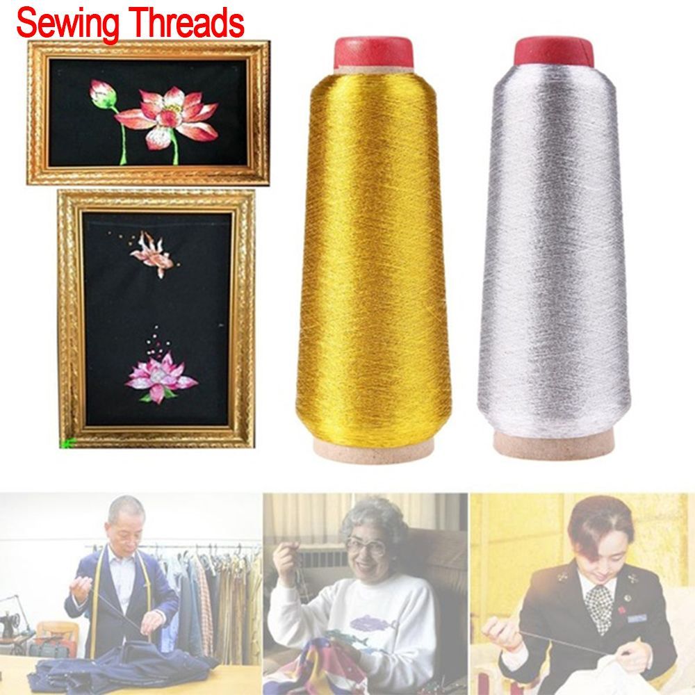 Gold/Silver Embroidery Threads - Sewing Thread In Textile reseña y precio