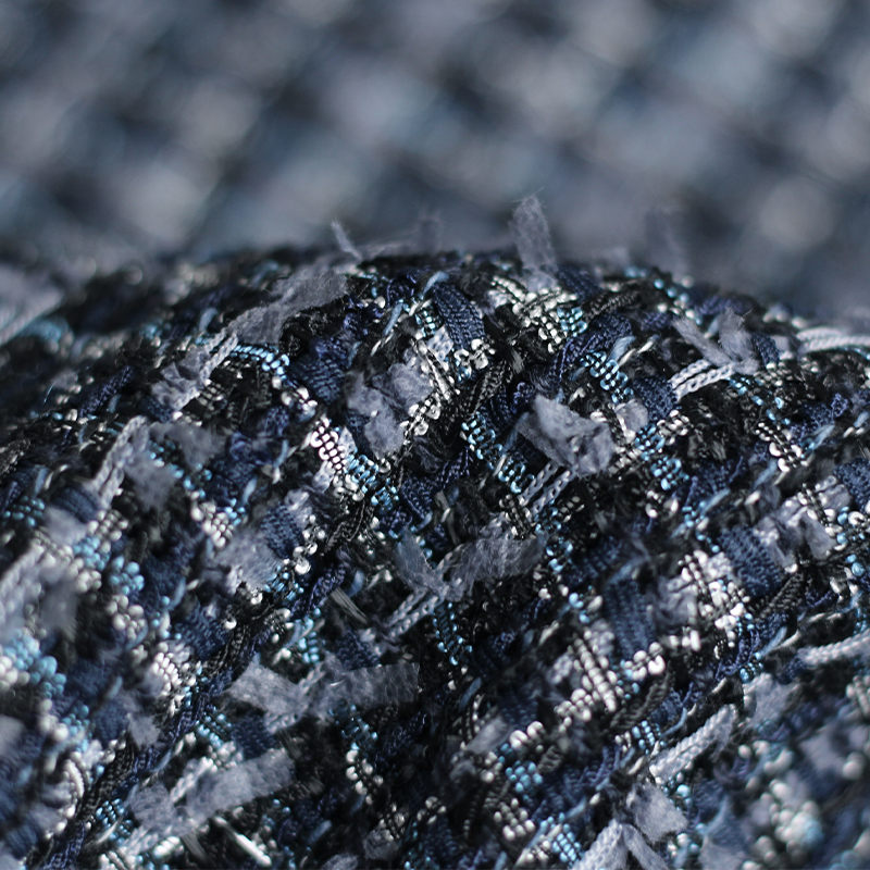 Red raspberry 550g Deep blue g - Sewing Tweed reseña y precio