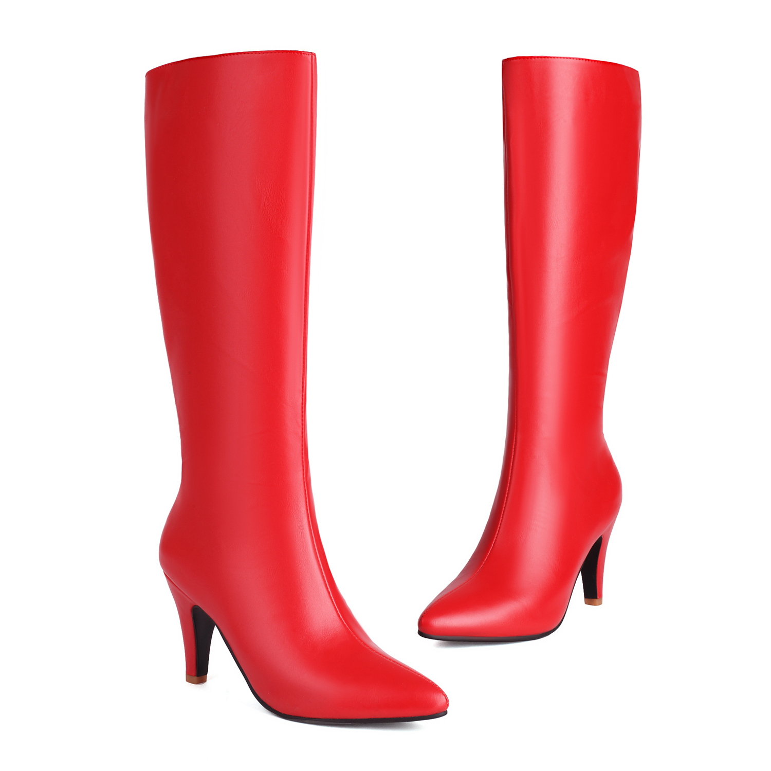 Autumn Winter Women Knee High  - Sewing Zipper reseña y precio