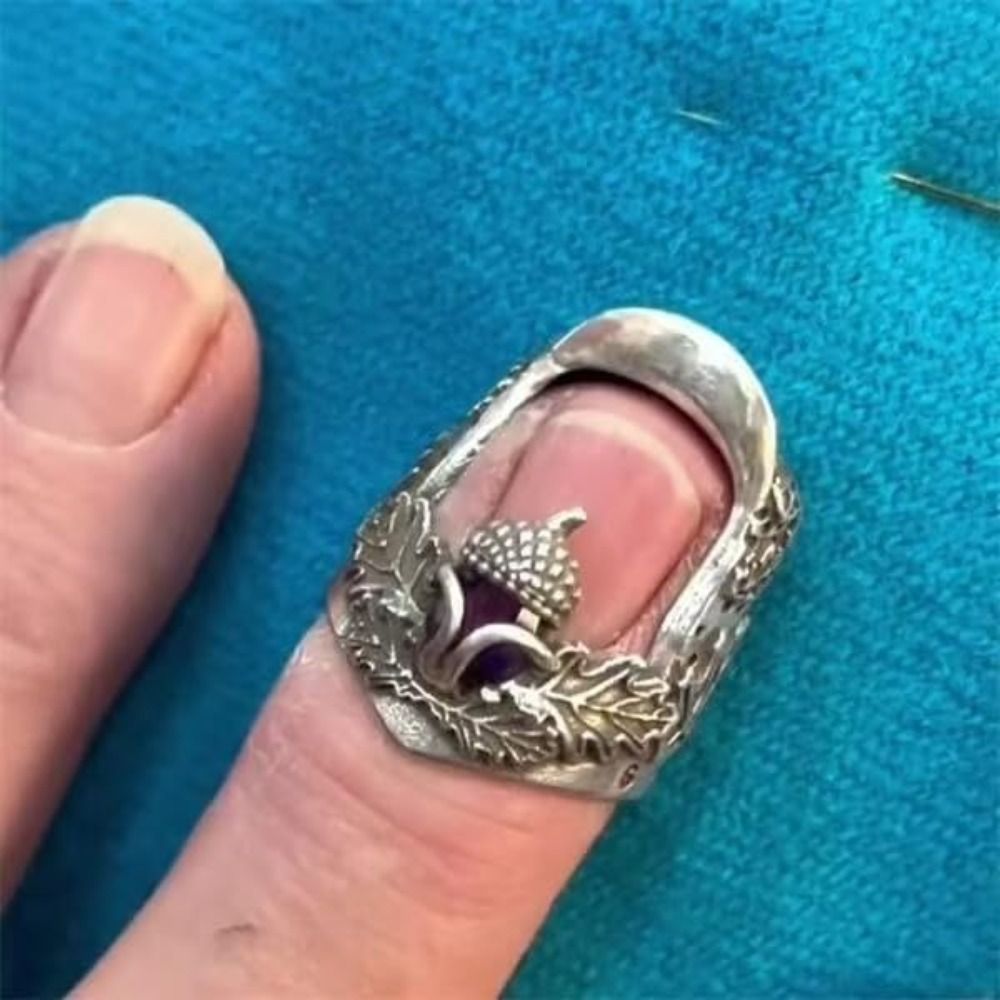 Metal Open Nail Acorn Thimble  - Sewing Thimble Metal reseña y precio