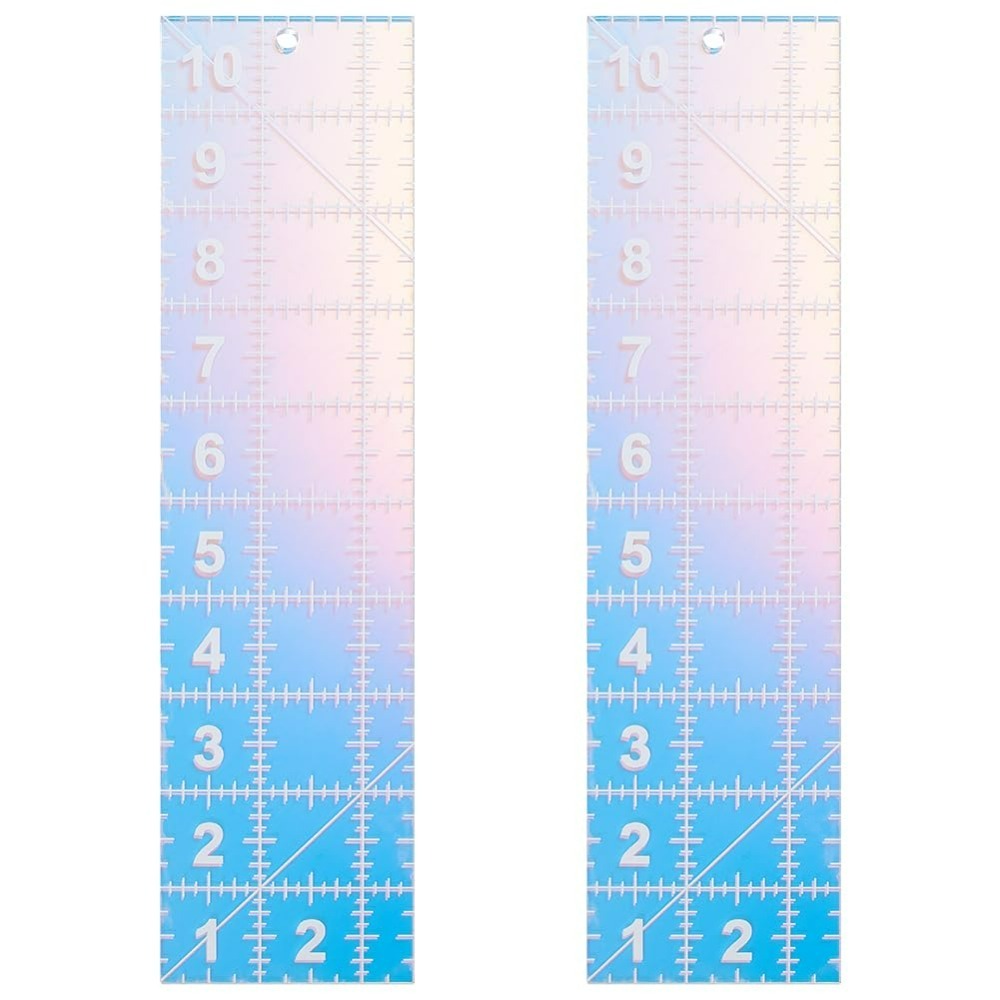 2pcs Quilting Acrylic Template - Textile Sewing Patterns reseña y precio