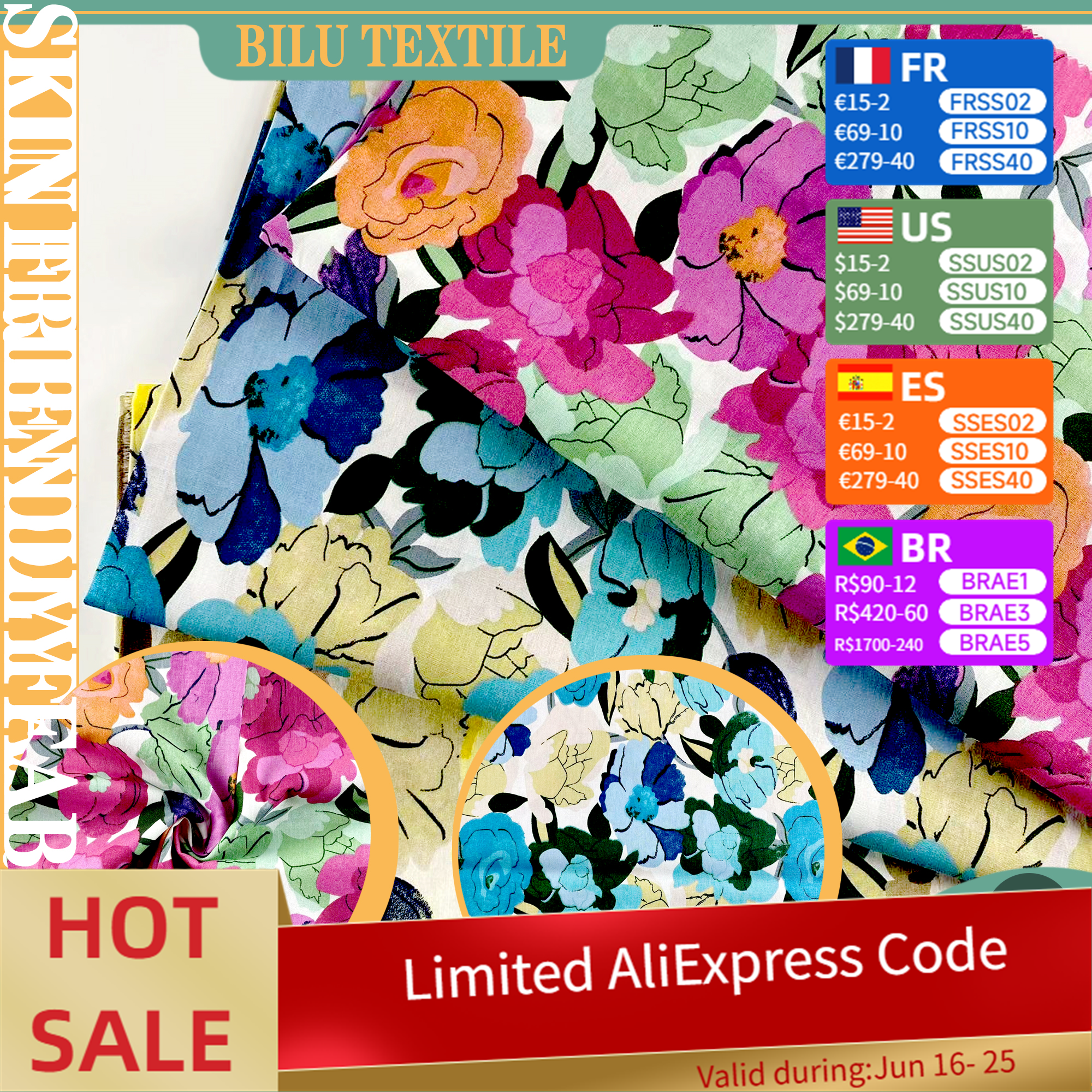 100% Cotton Fabric - Handmade  - Sewing And Textile reseña y precio