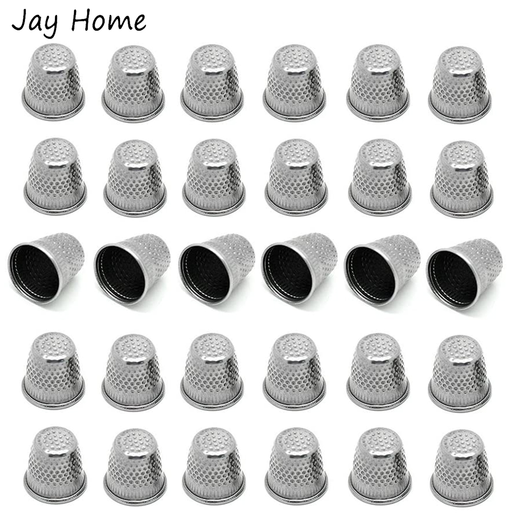 5/10Pcs Silver Sewing Thimbles - Sewing Thimble Metal reseña y precio