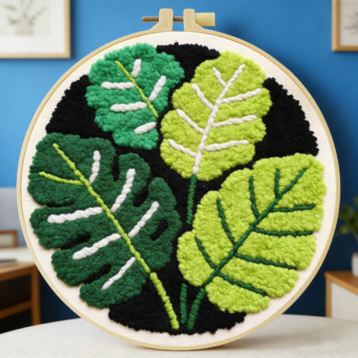 20X20CM/7.87inch Leaves punch  - Is Sewing Textile Art reseña y precio