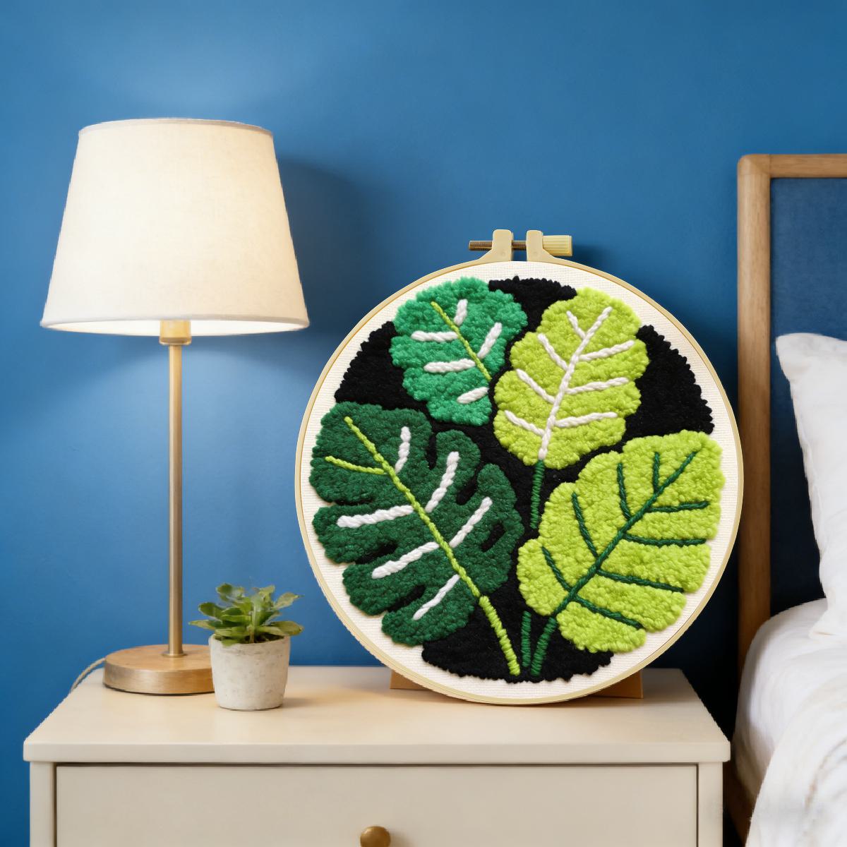20X20CM/7.87inch Leaves punch  - Is Sewing Textile Art reseña y precio