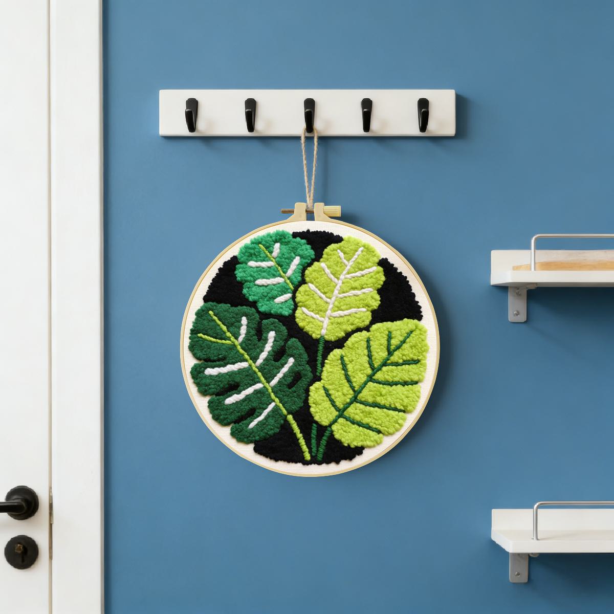 20X20CM/7.87inch Leaves punch  - Is Sewing Textile Art reseña y precio