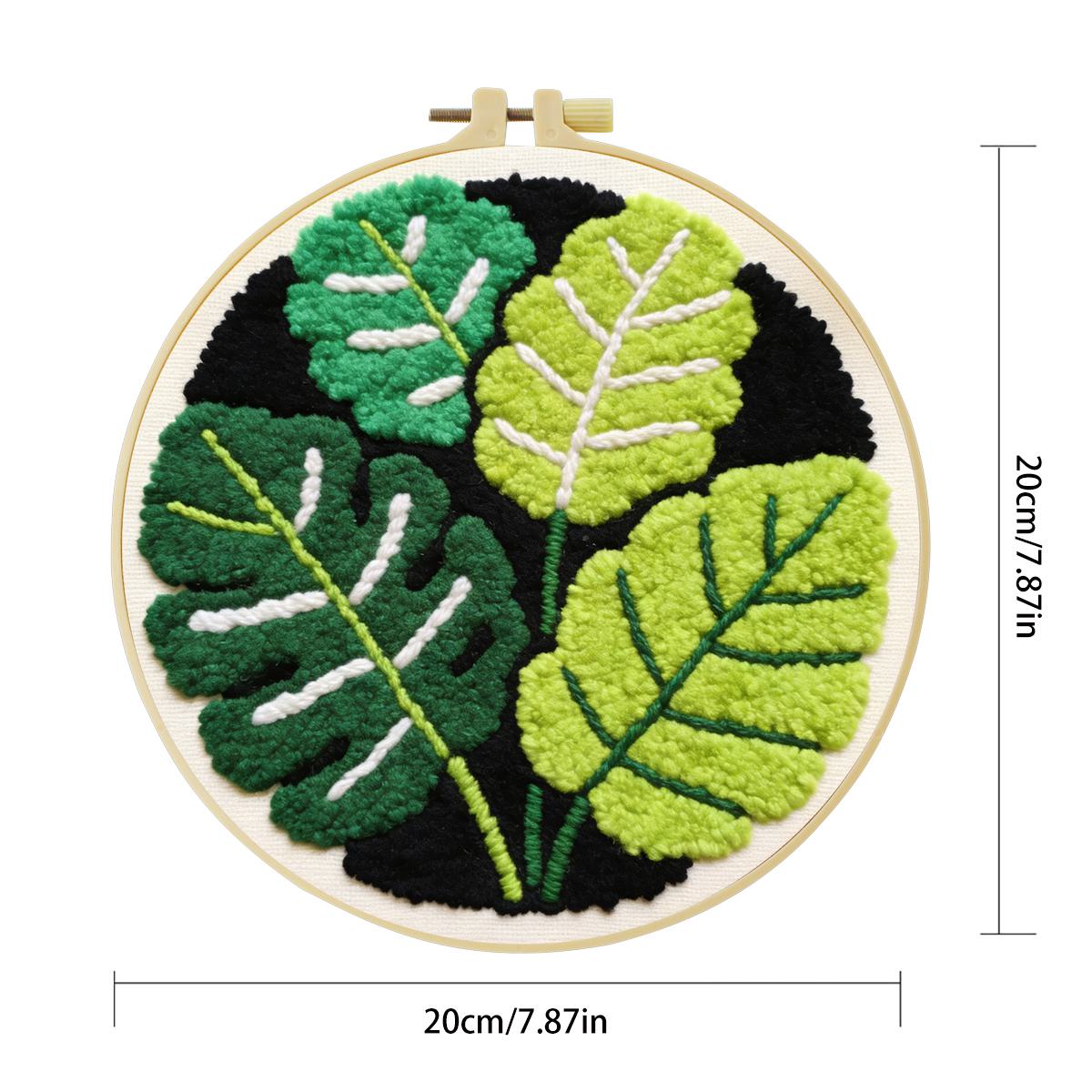20X20CM/7.87inch Leaves punch  - Is Sewing Textile Art reseña y precio