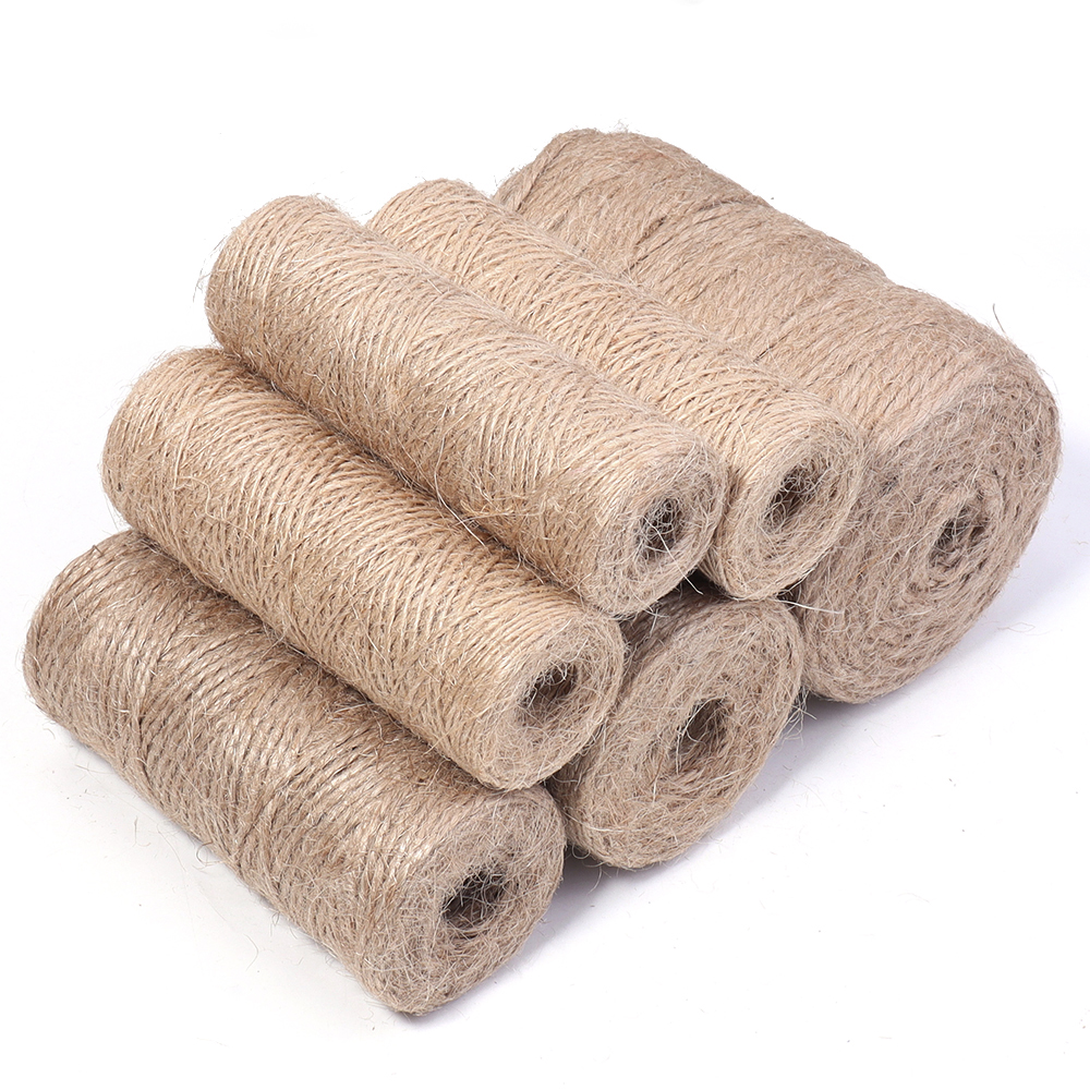 100Meters Natural Jute Rope St - Sewing Thread In Textile reseña y precio
