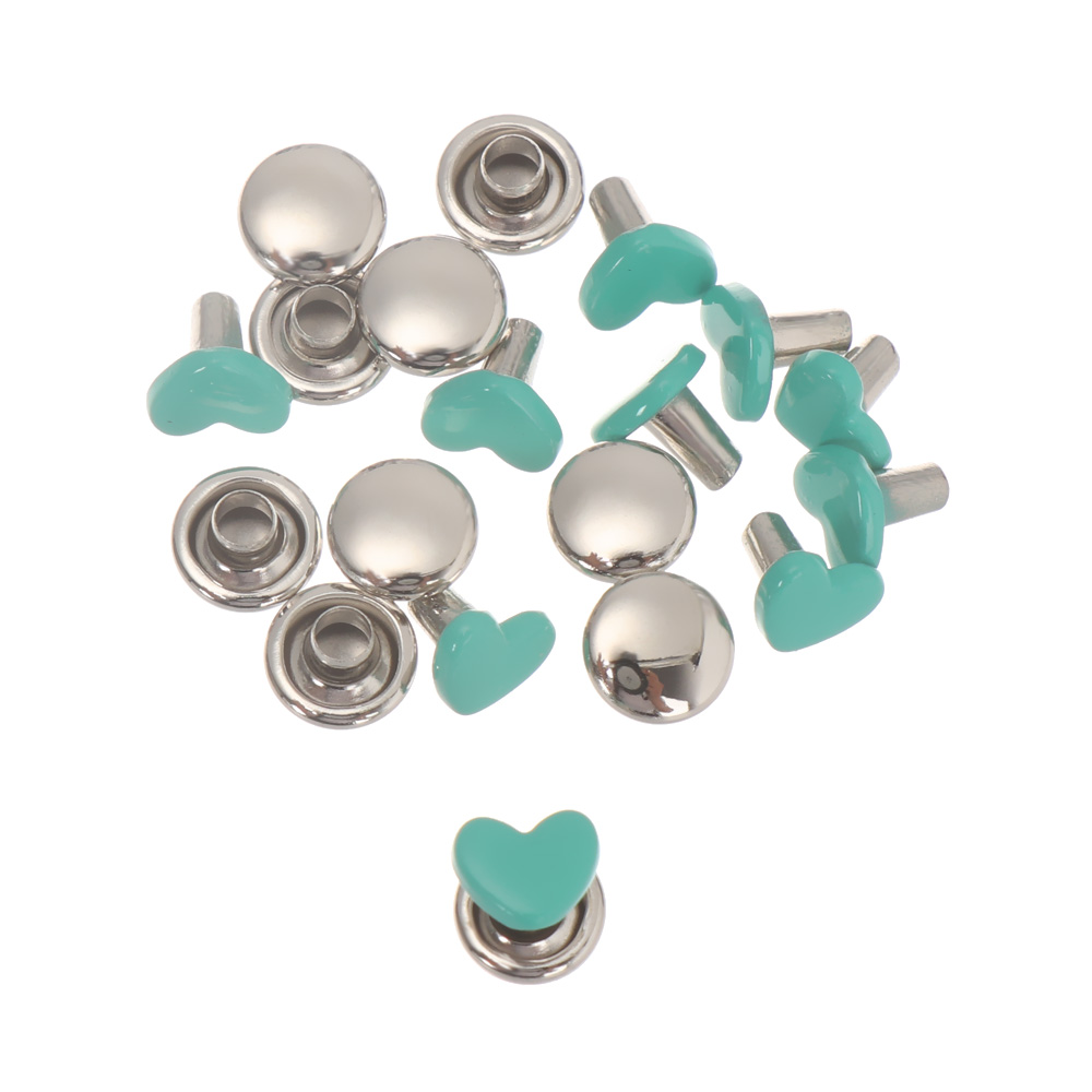 10Pcs Mini Metal Heart Eyelet  - Sewing Eyelet Fabric reseña y precio