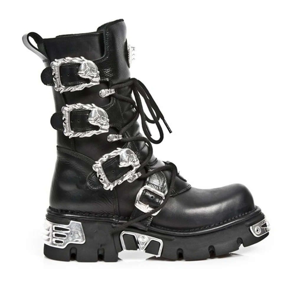 New Men's Punk Motorcycle Boot - Sewing Zipper reseña y precio
