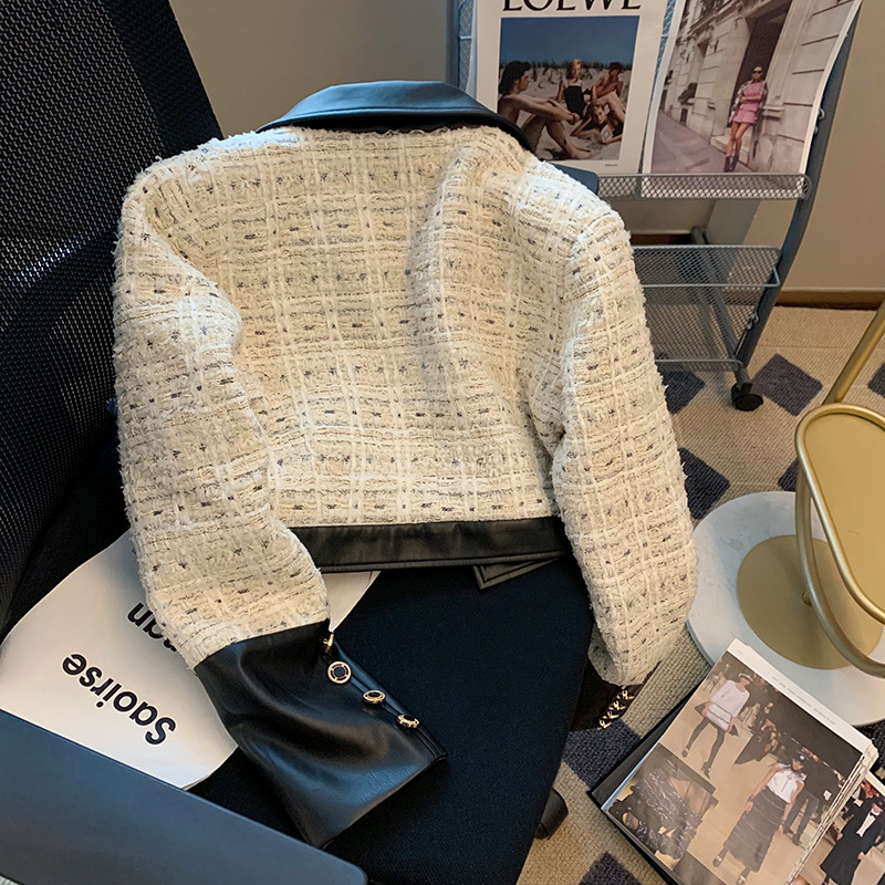 Contrast Stitching Tweed Fragr - Sewing Tweed reseña y precio