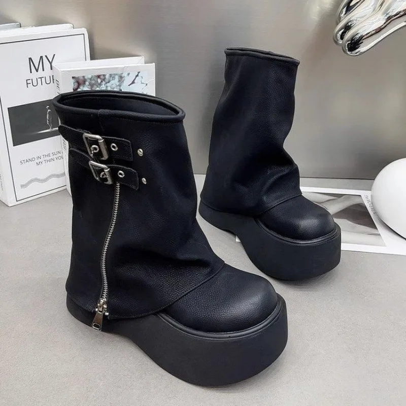 Hot Girl Style Black Brown Rou - Sewing Zipper reseña y precio