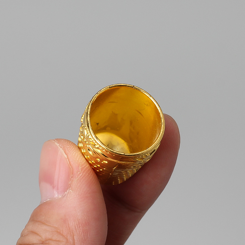 Thimble Ring Retro Finger Prot - Sewing Thimble Metal reseña y precio