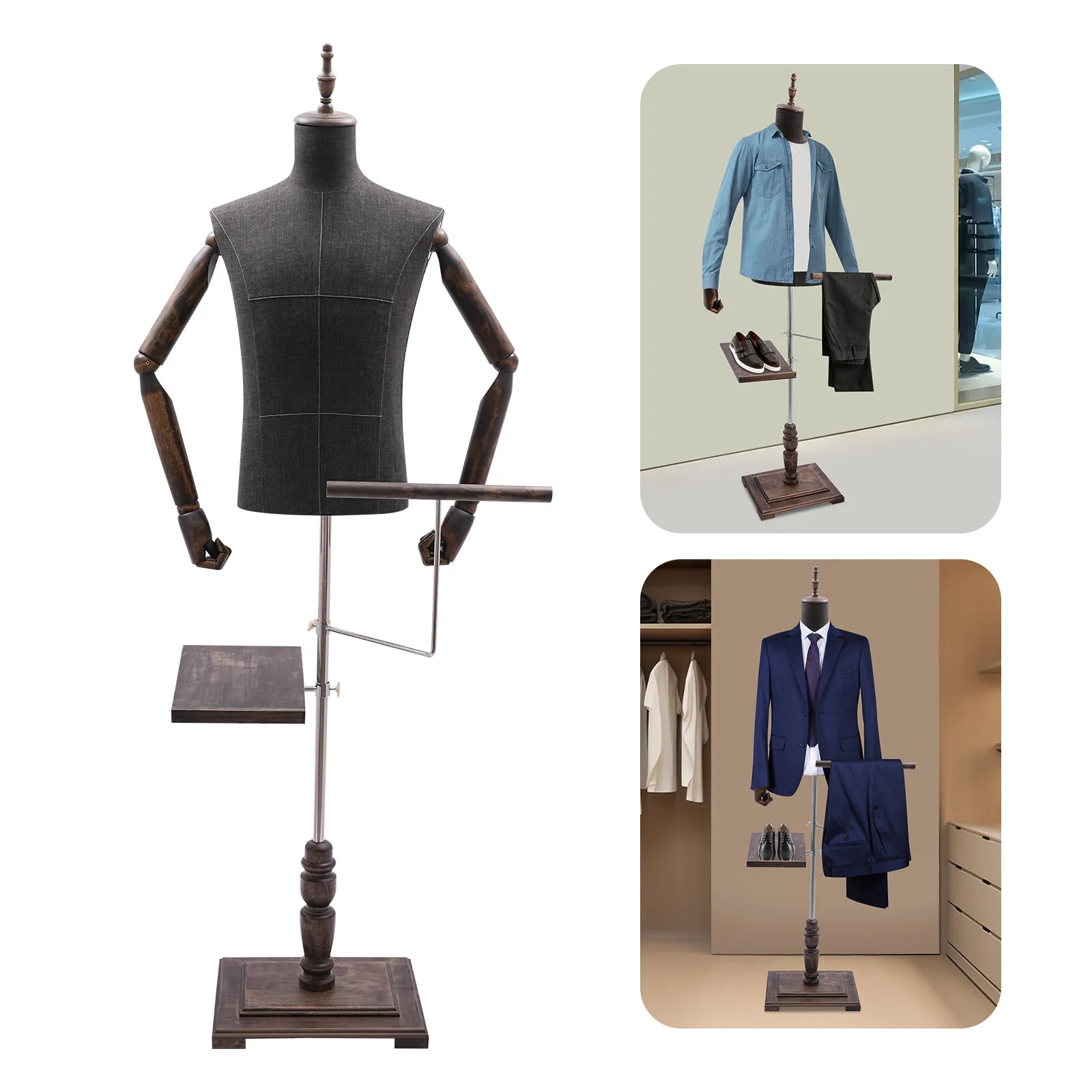 Male Mannequin with Arms, Pant - Dress Form Mannequin reseña y precio