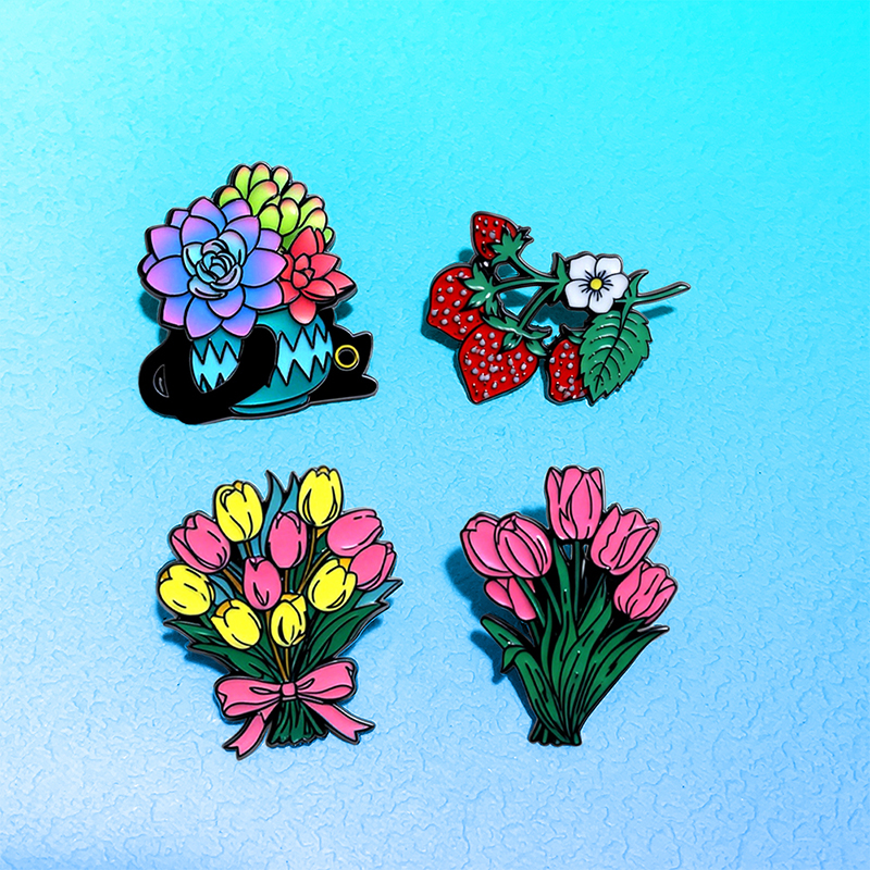 AniPins Bouquet Flowers Strawb - Sewing Labels reseña y precio