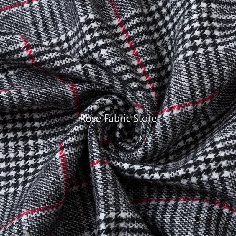 1 Meter Classic Woolen Houndst - Sewing Tweed reseña y precio