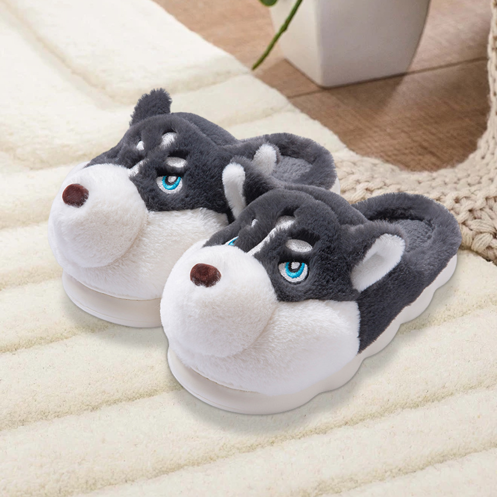 Plush Husky Slippers Plush Clo - Sewing House reseña y precio