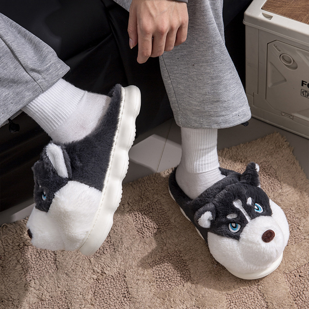Plush Husky Slippers Plush Clo - Sewing House reseña y precio