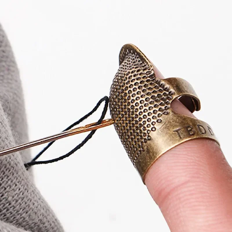 1pc Copper Thimble Sewing Retr - Sewing Thimble Metal reseña y precio