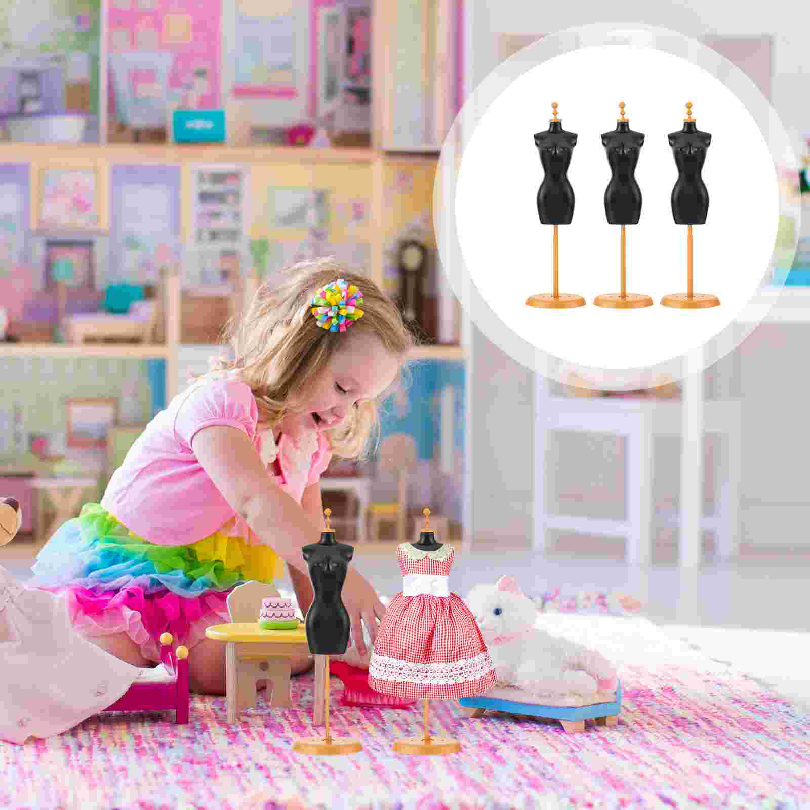 5pcs High Quality Safe Mini Ho - Dress Form Mannequin reseña y precio