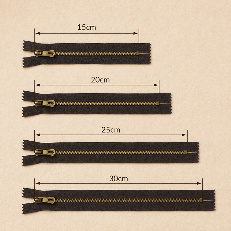 10/20Pcs 3# 15-30cm Bronze Met - Textile And Sewing Supply reseña y precio