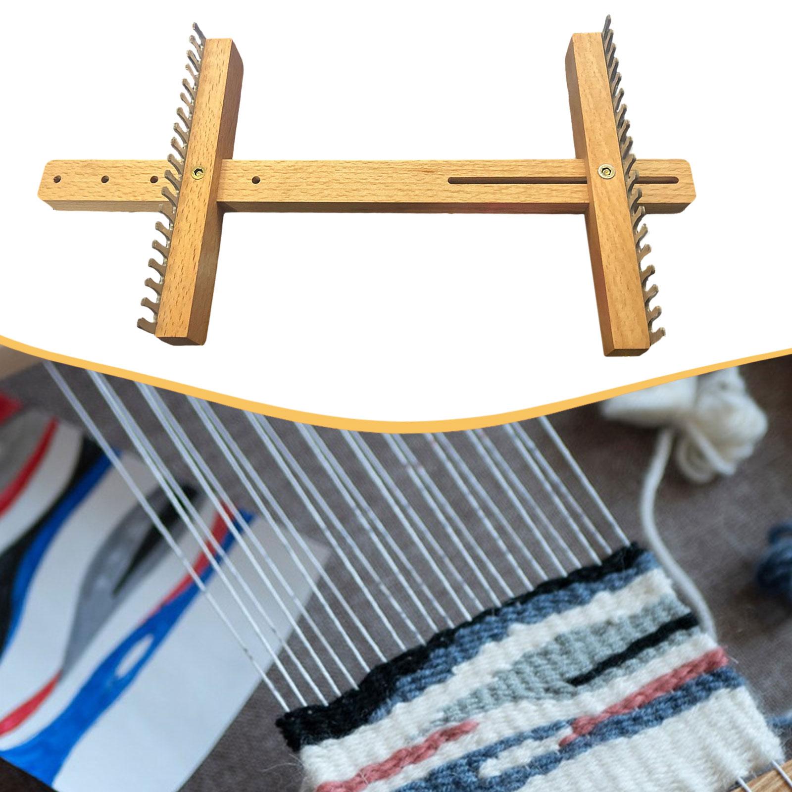 Adjustable Wooden Loom Weaving - Sewing And Textile reseña y precio